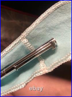 Tiffany & Co. 925 Sterling Silver Executive T-Clip Ballpoint Pen Pre Owned Not U