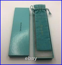 Tiffany & Co 925 Sterling Silver Ribbon Bow Pen Box Pouch Vintage Germany