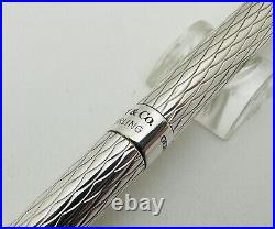 Tiffany & Co 925 Sterling Silver Small Ladies Ballpoint Pen