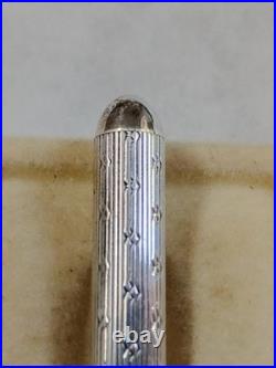Tiffany & Co 925 Sterling Silver Small Ladies Ballpoint Pen Tested-Working #F5