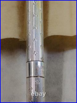 Tiffany & Co 925 Sterling Silver Small Ladies Ballpoint Pen Tested-Working #F5