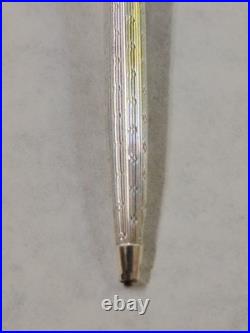 Tiffany & Co 925 Sterling Silver Small Ladies Ballpoint Pen Tested-Working #F5