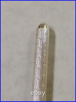 Tiffany & Co 925 Sterling Silver Small Ladies Ballpoint Pen Tested-Working #F5
