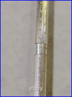 Tiffany & Co 925 Sterling Silver Small Ladies Ballpoint Pen Tested-Working #F5