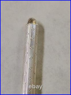 Tiffany & Co 925 Sterling Silver Small Ladies Ballpoint Pen Tested-Working #F5