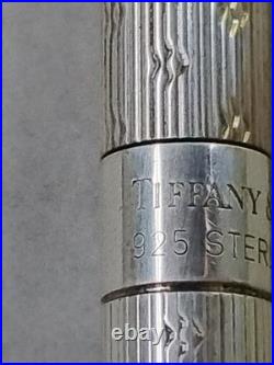 Tiffany & Co 925 Sterling Silver Small Ladies Ballpoint Pen Tested-Working #F5