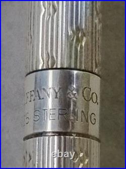 Tiffany & Co 925 Sterling Silver Small Ladies Ballpoint Pen Tested-Working #F5