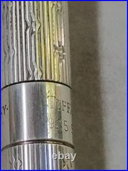 Tiffany & Co 925 Sterling Silver Small Ladies Ballpoint Pen Tested-Working #F5