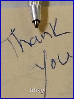 Tiffany & Co 925 Sterling Silver Small Ladies Ballpoint Pen Tested-Working #F5