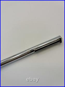 Tiffany & Co 925 Sterling Silver T-Clip Ballpoint Pen Vintage Noink WithBox Pouch