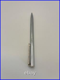 Tiffany & Co 925 Sterling Silver T-Clip Ballpoint Pen Vintage Noink WithBox Pouch