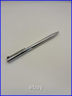 Tiffany & Co 925 Sterling Silver T-Clip Ballpoint Pen Vintage Noink WithBox Pouch