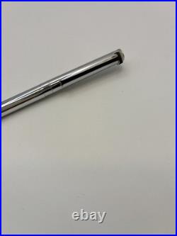 Tiffany & Co 925 Sterling Silver T-Clip Ballpoint Pen Vintage Noink WithBox Pouch