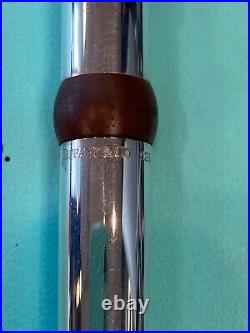 Tiffany & Co. Atlas Roman Numeral Ballpoint Pen 925 Sterling Silver German Made
