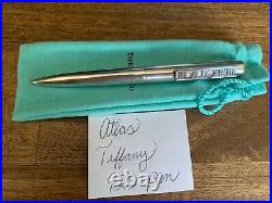 Tiffany & Co. Atlas Roman Numeral Ballpoint Pen Sterling Silver 925 Germany