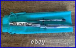 Tiffany & Co. Atlas Roman Numeral Ballpoint Pen Sterling Silver 925 Germany