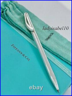 Tiffany & Co Ballpoint Executive Pen Teardrop Elsa Peretti Sterling Silver 221C