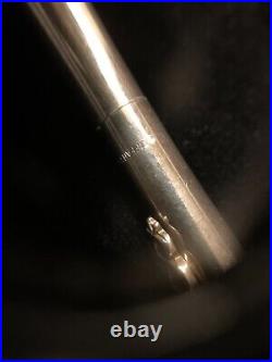 Tiffany & Co Ballpoint Medical Caduceus Black Ink Pen Sterling Silver Pen