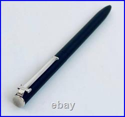 Tiffany&Co Ballpoint Pen Black sterling Pure Silver 925 Germany Rare Auth JP