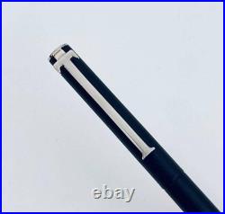 Tiffany&Co Ballpoint Pen Black sterling Pure Silver 925 Germany Rare Auth JP