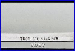 Tiffany&Co Ballpoint Pen Black sterling Pure Silver 925 Germany Rare Auth JP