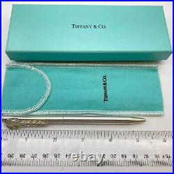 Tiffany & Co. Ballpoint Pen Caduceus 925 silver Black ink