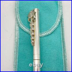 Tiffany & Co. Ballpoint Pen Caduceus 925 silver Black ink