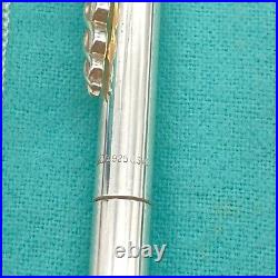 Tiffany & Co. Ballpoint Pen Caduceus 925 silver Black ink