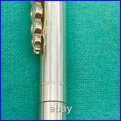 Tiffany & Co. Ballpoint Pen Caduceus 925 silver ink Black