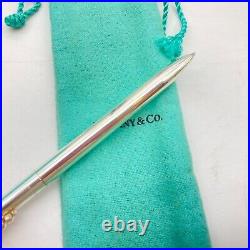 Tiffany & Co. Ballpoint Pen Caduceus 925 silver ink Black