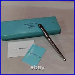 Tiffany & Co. Ballpoint Pen Sterling Silver 925 Silver Color With Box Authentic