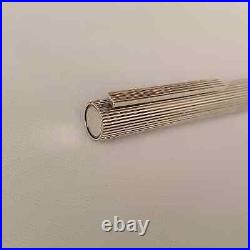 Tiffany & Co Ballpoint Pen Sterling Silver, Pins Stripe Design Made in Germany