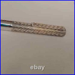 Tiffany & Co Ballpoint Pen Sterling Silver, Pins Stripe Design Made in Germany