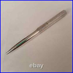 Tiffany & Co Ballpoint Pen Sterling Silver, Pins Stripe Made in Germany