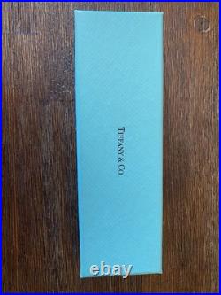 Tiffany & Co Ballpoint T Clip Germany 925 Sterling Silver Twist Pen Engraved Box