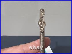 Tiffany & Co. Ballpoint pen Music sheet Sterling Silver with Pouch and Box (EE)