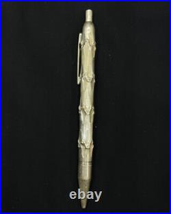 Tiffany & Co Bamboo Ballpoint Pen Vintage Sterling Silver + box