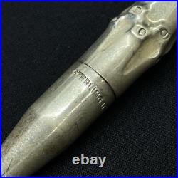 Tiffany & Co Bamboo Ballpoint Pen Vintage Sterling Silver + box