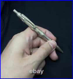 Tiffany & Co Bamboo Ballpoint Pen Vintage Sterling Silver + box