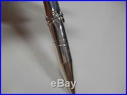 Tiffany & Co. Bamboo Ink Pen Sterling Silver Vintage, RARE with T & Co Pouch & Box