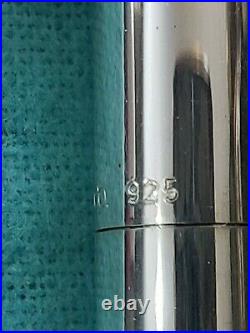Tiffany & Co Bamboo Sterling Silver 925 Ballpoint Pen Monogrammed