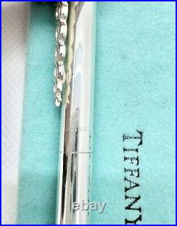 Tiffany & Co. Caduceus Motif Ballpoint Pen Sterling Silver Authentic