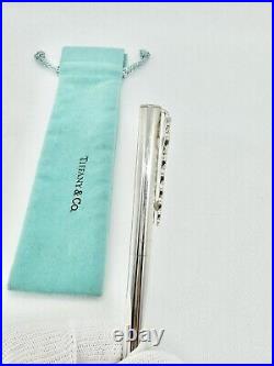 Tiffany & Co. Caduceus Motif Ballpoint Pen Sterling Silver Authentic