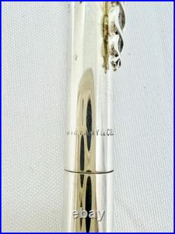 Tiffany & Co. Caduceus Motif Ballpoint Pen Sterling Silver Authentic Ag925