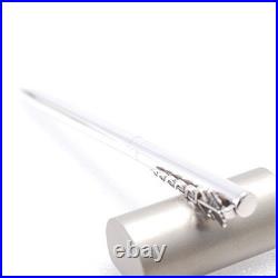 Tiffany & Co. Caduceus Motif Ballpoint Pen Sterling Silver Authentic Ag925