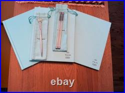 Tiffany & Co. Caduceus STERLING Ballpoint Pen, 2 Refills, with 3 Notebooks