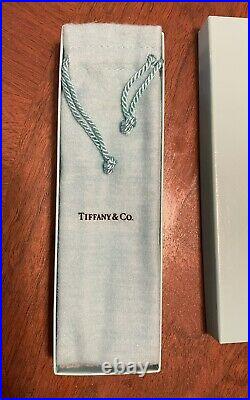 Tiffany Co. Co 1837 Ballpoint Pen Sterling Silver Original Box