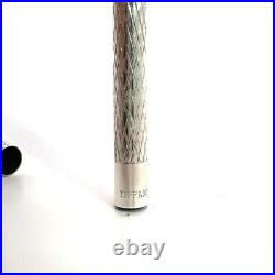 Tiffany & Co Diamond Pattern Ballpoint Pen. Tiffany Sterling Silver Pen