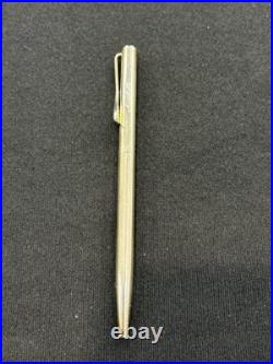Tiffany & Co. Elsa Peretti 925 Sterling Silver Ballpoint Pen with Pouch & Box