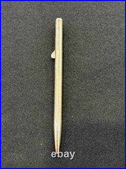 Tiffany & Co. Elsa Peretti 925 Sterling Silver Ballpoint Pen with Pouch & Box